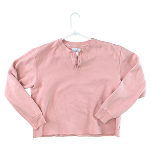 TNA Aritzia Soft Blush Pink Sweatshirt Size Large